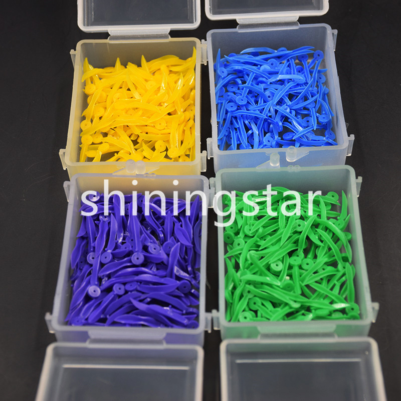 Dental Poly-wedge Available Plastic With Holes 100 Pcs/Box Same Size L/M/S/SS