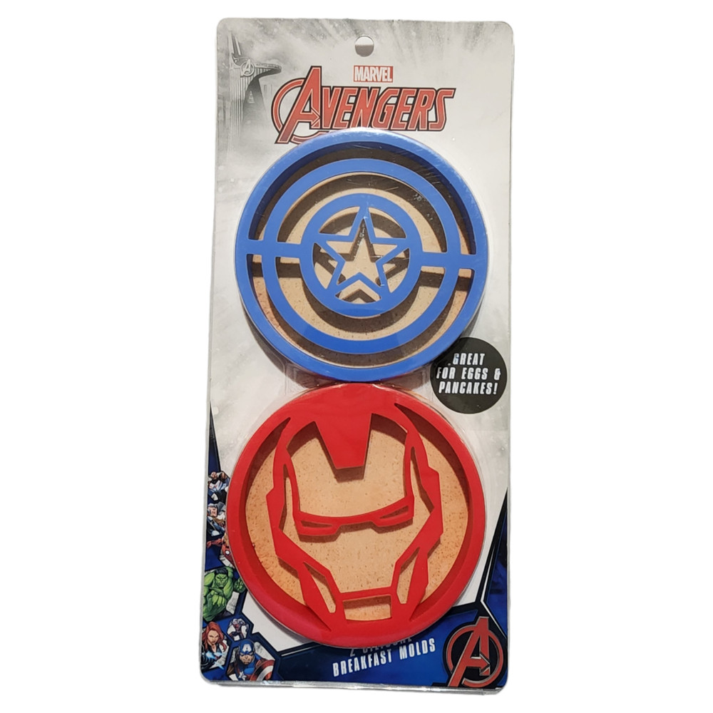 Marvel Avengers Silicone Pancake and Egg Breakfast Molds