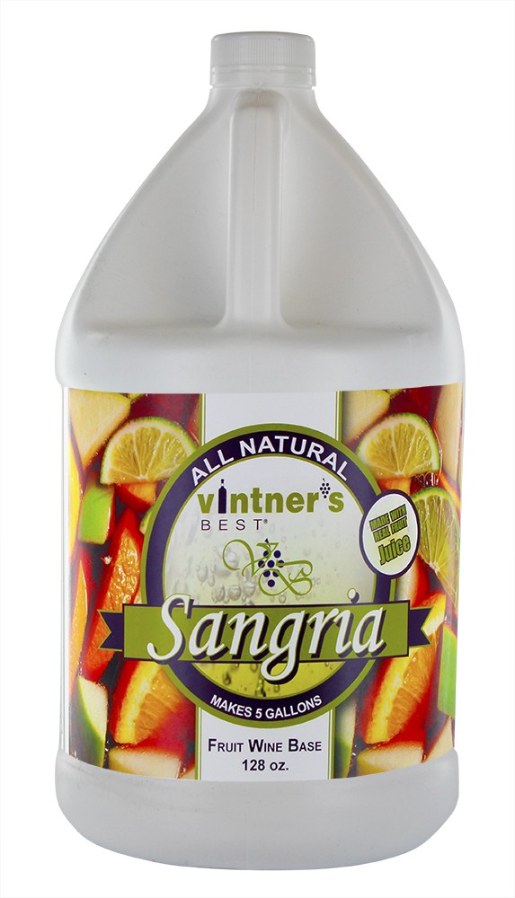 Vintner's Best Sangria Fruit Wine Base-128 oz. Jug