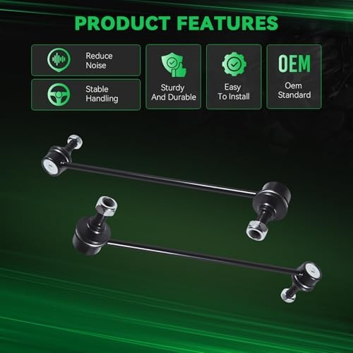 2Pcs K80502 Front Sway Bar Stabilizer Link Compatible With 2004 2PC_K80502