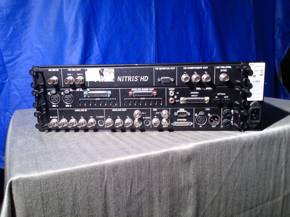 Avid Nitris HD 0020-03283-01 Symphony Processor Video Editing Breakout Box