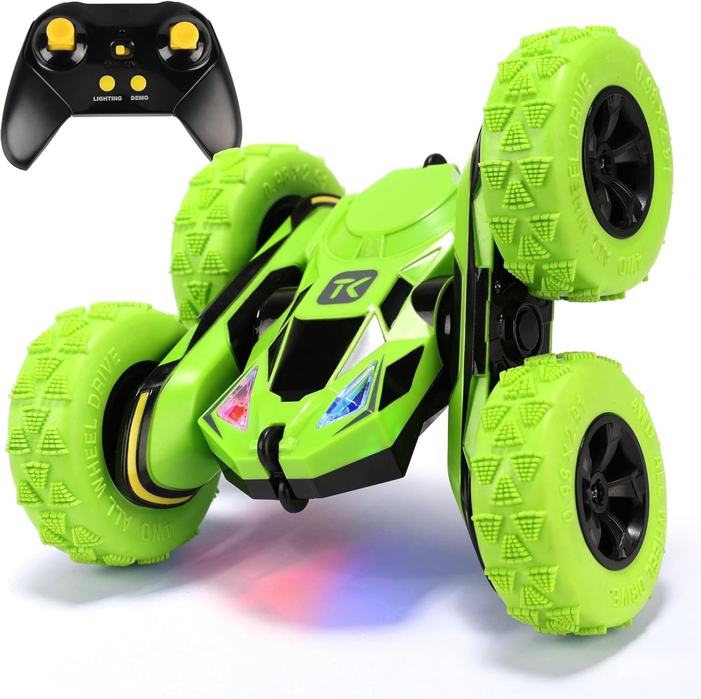 Versatile Remote Control Stunt Car for Kids - Includes Dual Joystick Controller