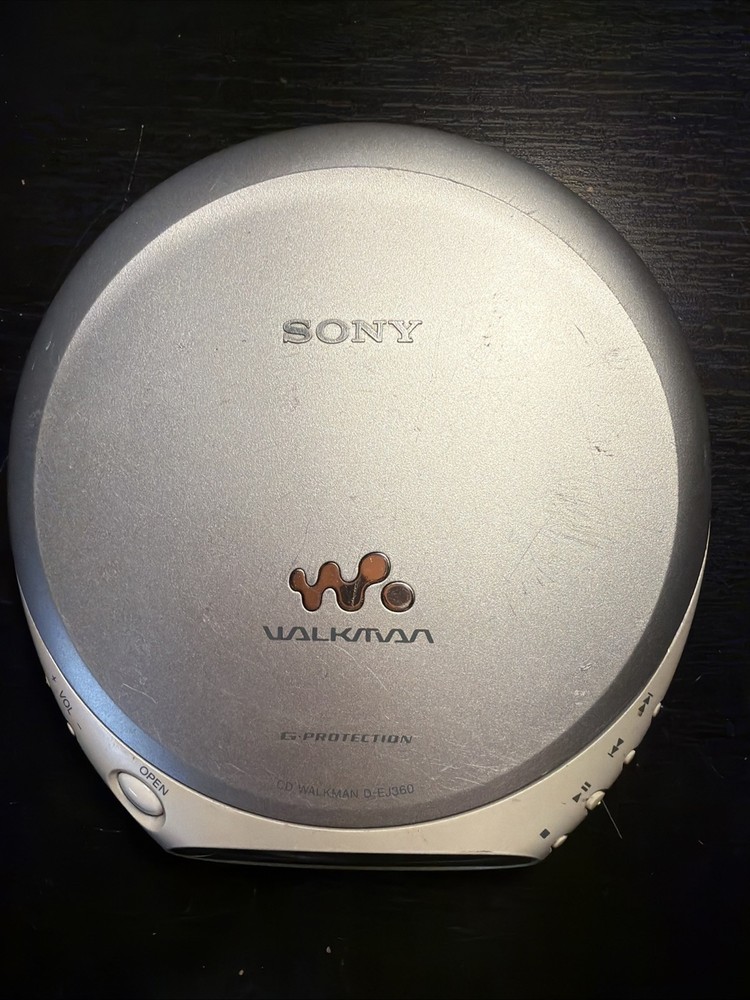 Sony CD Walkman - Personal CD Player - Silver (D- EJ360)