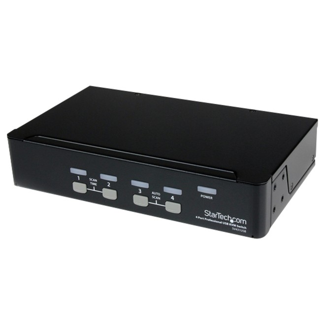 StarTech SV431USB KVM Switch 4 Ports USB 1U Rackmount