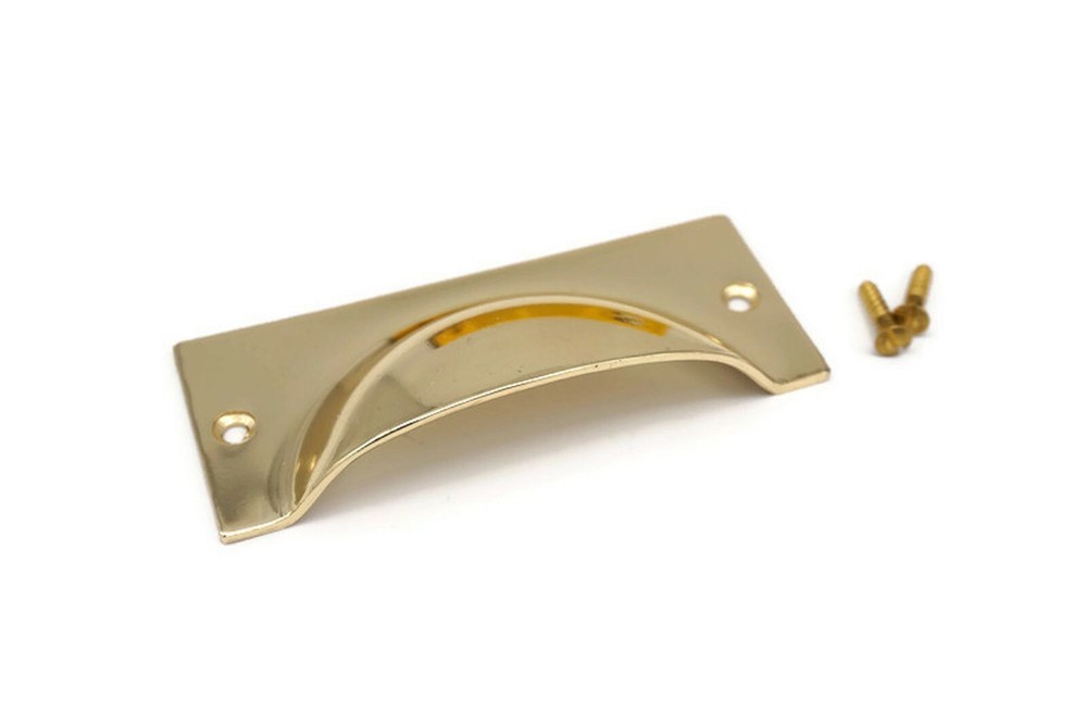 Brass Antique Bin Pull Cup Cabinet Furniture Bin Pull File Cabinet Bin Pull