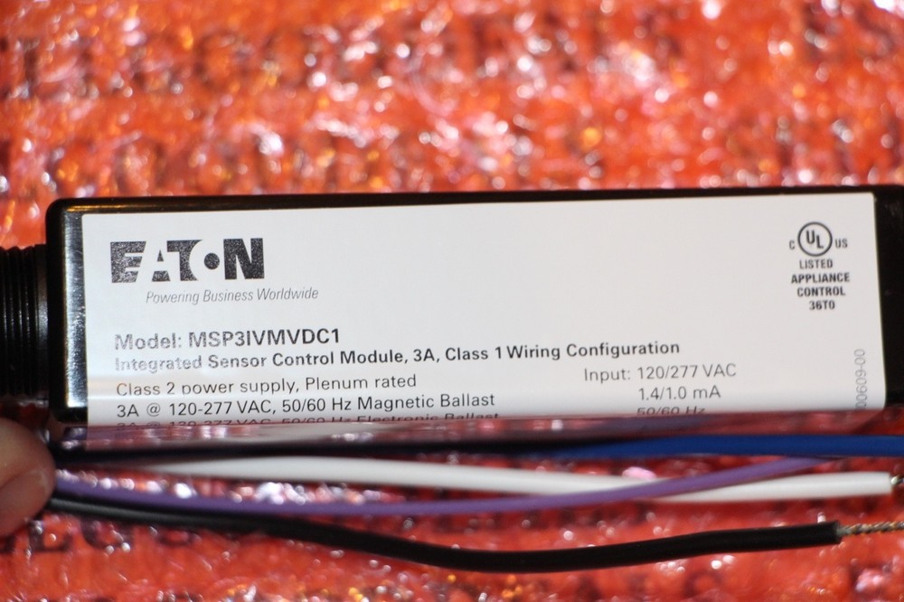 Eaton MSP3IVMVDC1 Daylight Sensor Module 120-277VAC New