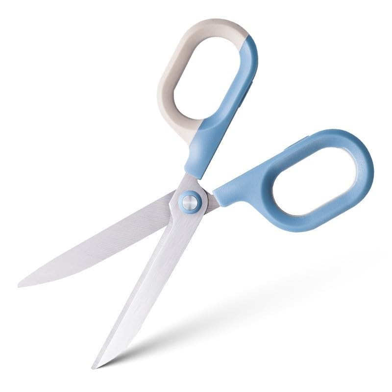 Multipurpose Office Craft Scissors Comfort-Grip Handles Sturdy Sharp Blue