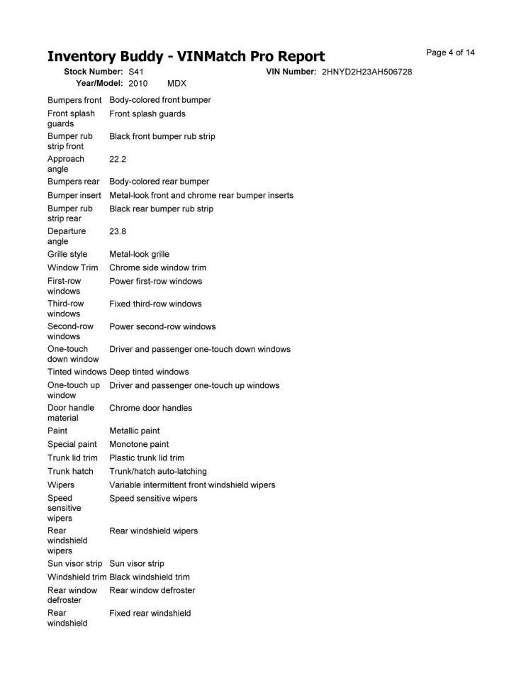 MDX 2010 Transmission Shift 1113660