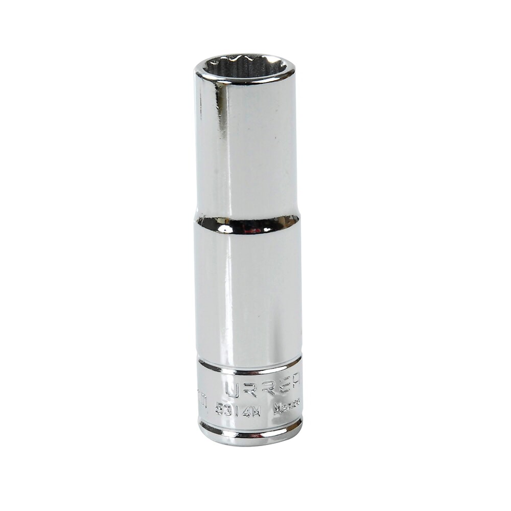 URREA 5314M 1/2" Drive Chrome Deep Socket 12 Point 14 mm