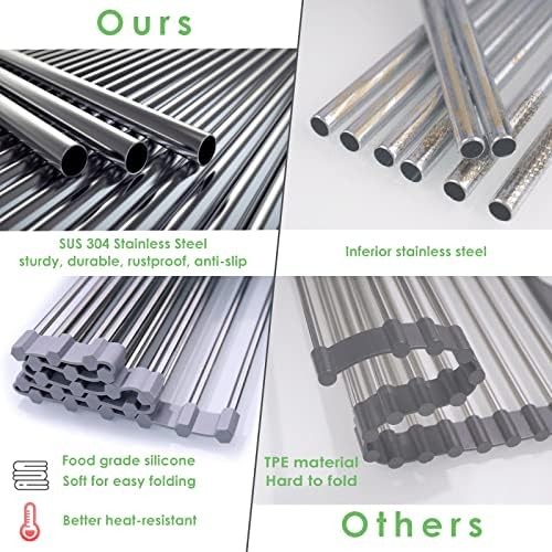 Roll Up Stainless Steel Dish Drying Rack