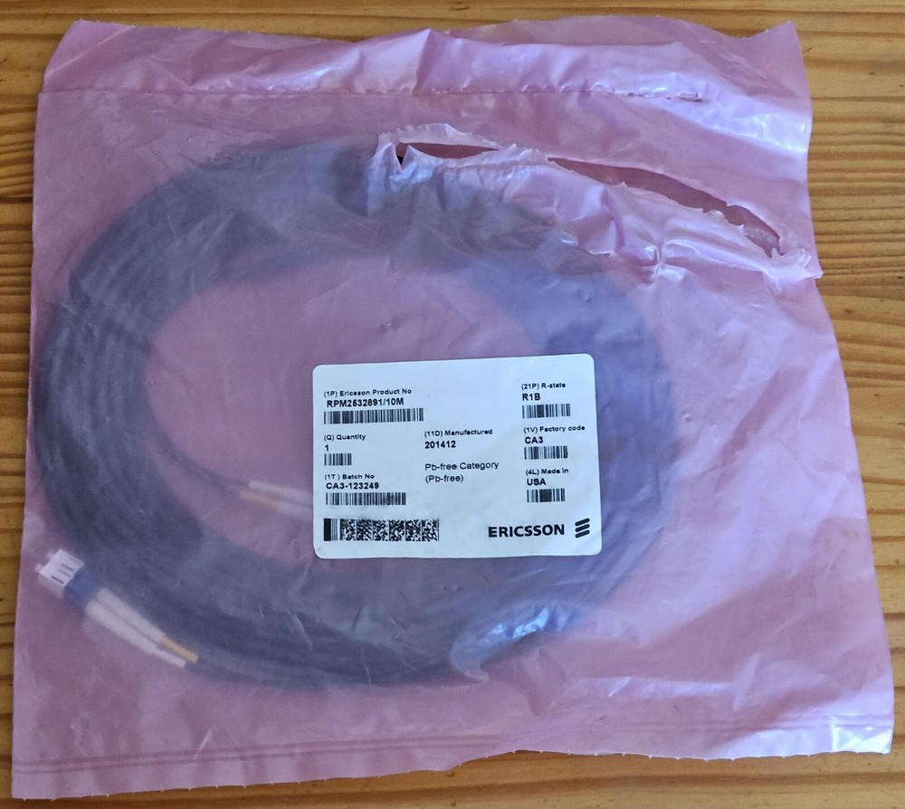 Ericsson RPM2532891/10M Batch CA3-123249 Cable VG6