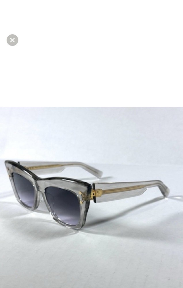 Balmain B-II BPS 03 GRY GLD Sunglasses. New. Authentic