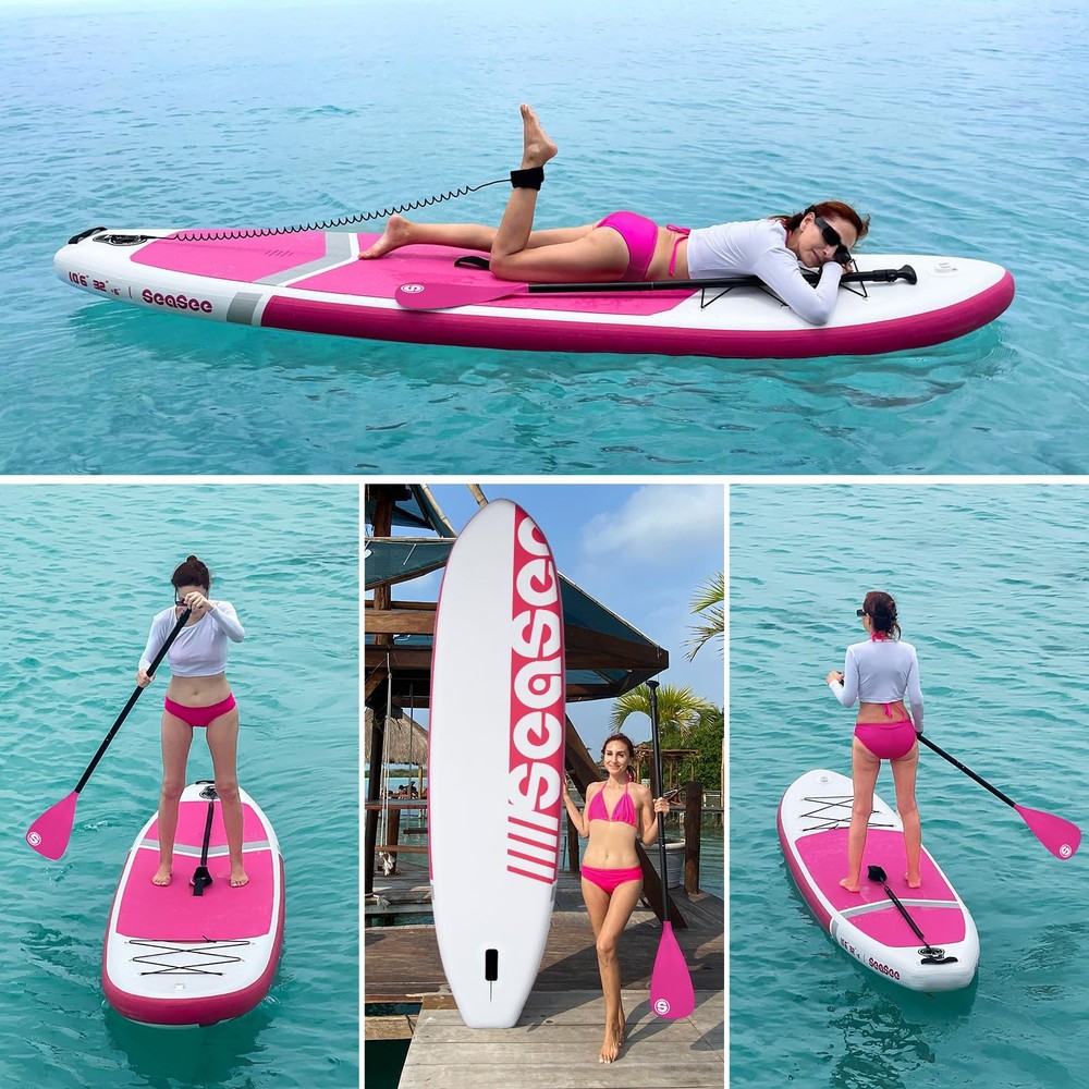 Inflatable Stand Up Paddle Board with Sup Board Accessories, Durable, Lightwe...
