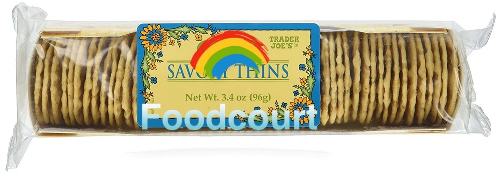 6 Pack Trader Joe's Original Savory Thin Crackers 3.4 oz Each Pack