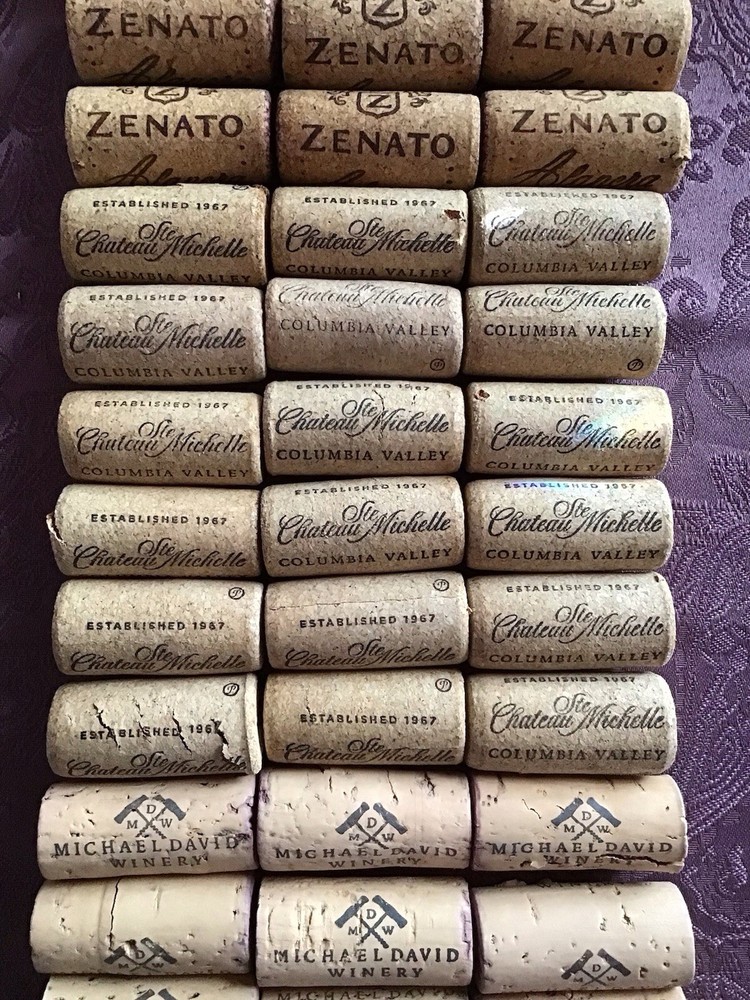 45 Used Wine Bottle Corks Four Assorted Brands