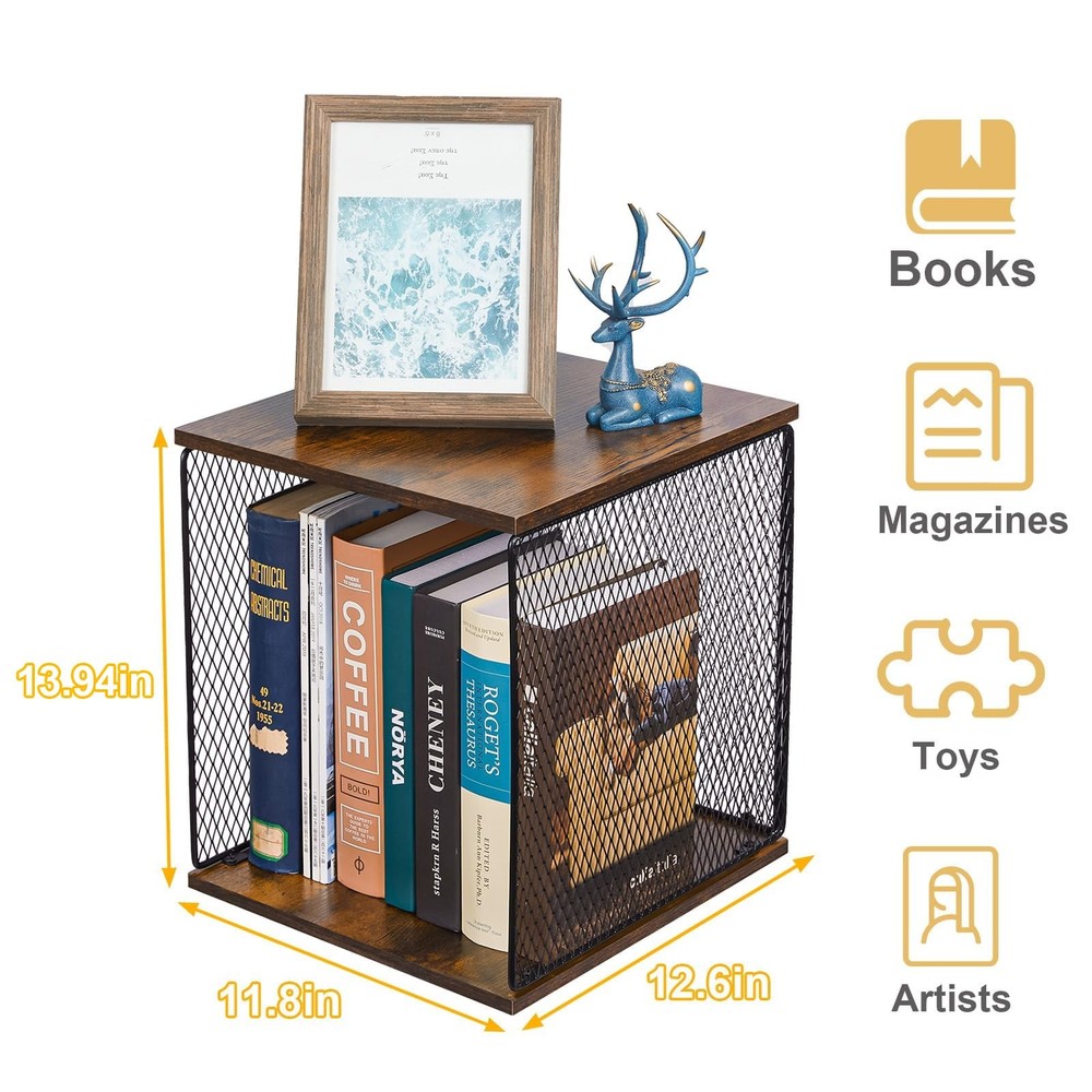 3 Cube Vinyl Record Storage DIY Stackable 120-150 Records Visualize Album Sto...