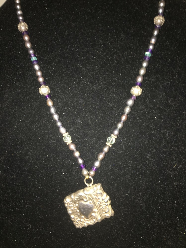 Awesome Sterling Silver Stamp Safe Necklace