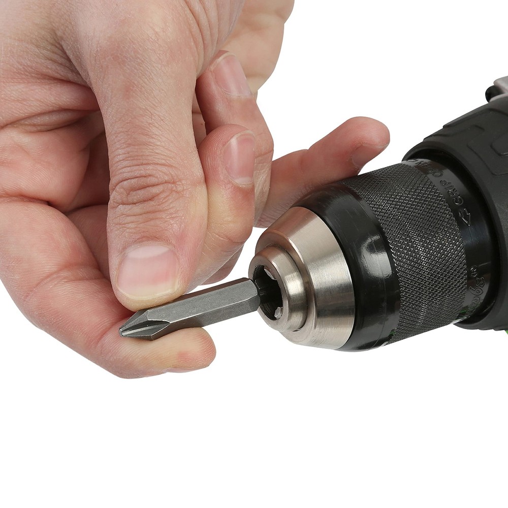 GreatNeck 4 Piece Impact Bit Set Phillips Flathead Screwdriver Bits Durable