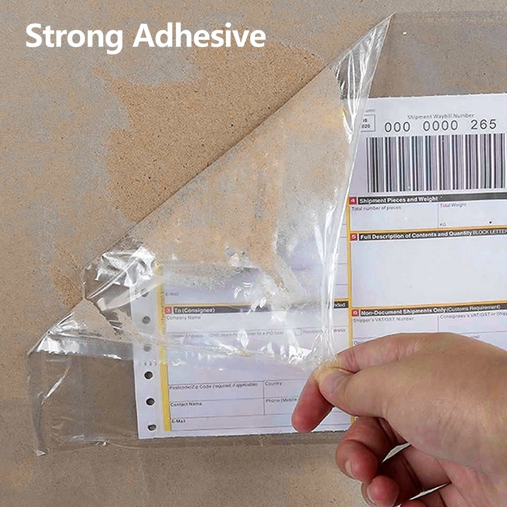 RyhamPaper Packing List Envelopes, Clear 6” x 9” Self Adhesive Shipp