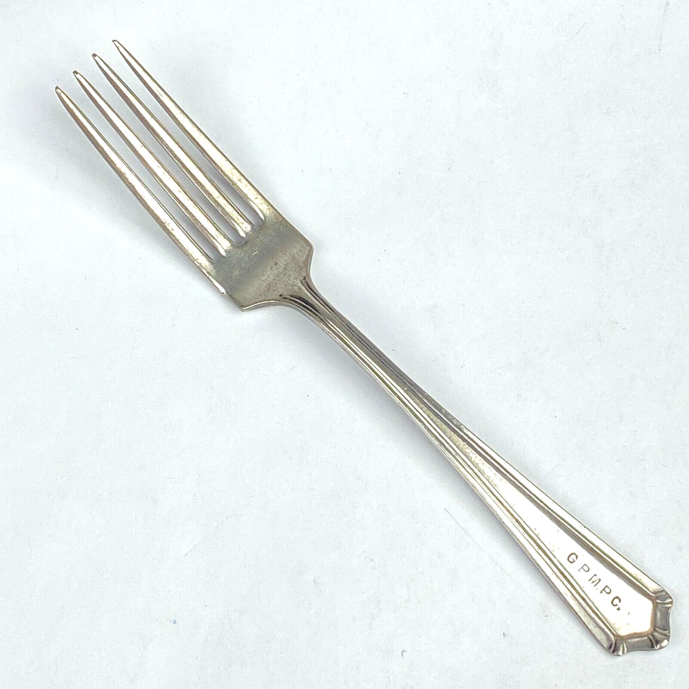 A.S. Co.  EP Electro Plate Dinner Fork Marked GPM PC Vintage