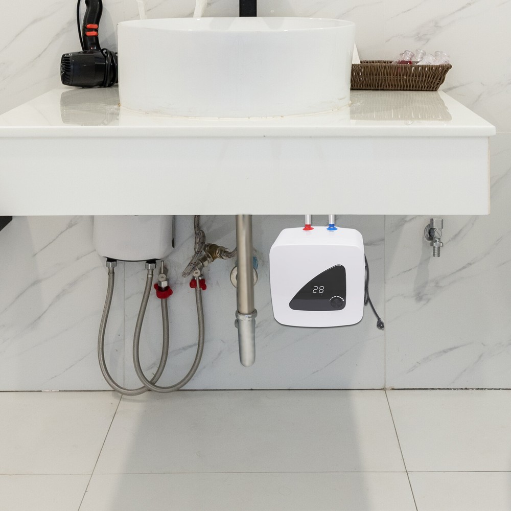 3.96 Gallon Portable Electric Water Heater Electric Hot Water Heater Storage 15L