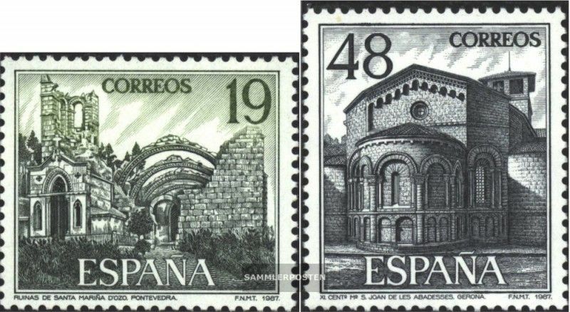 Spain 2779-2780 MNH 1987 Tourism