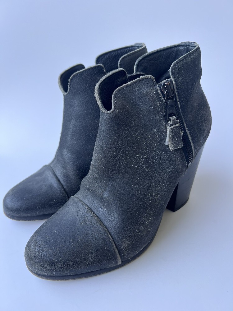 Rag And Bone Leather Booties Sz EUR 36