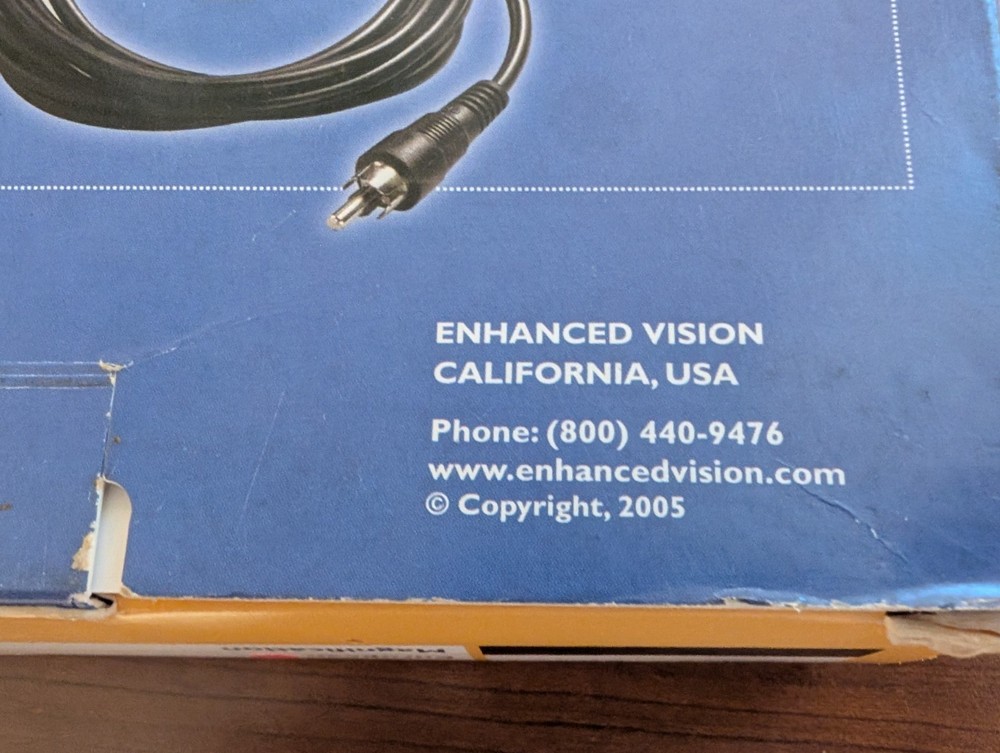 Max Enhanced Vision Digital Magnifier MXP2-D Black and White. New open box