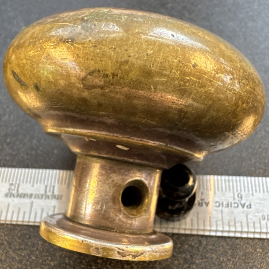 Pair Antique Passage Door Knobs 2-1/4”