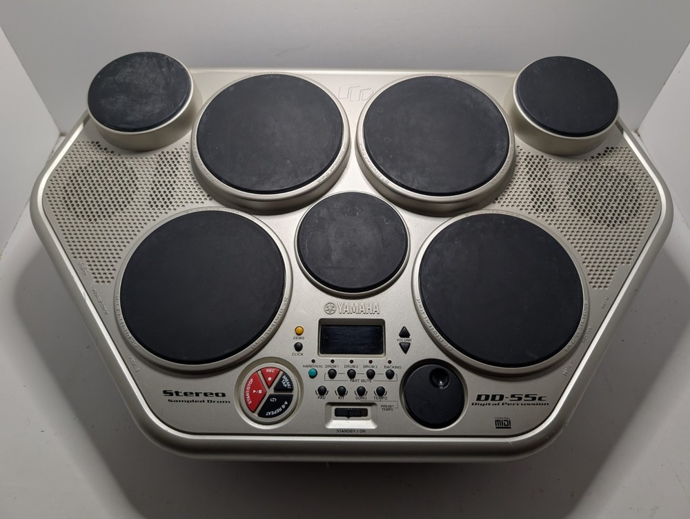 Yamaha DD-55C Digital Percussion Stereo Drum Tested