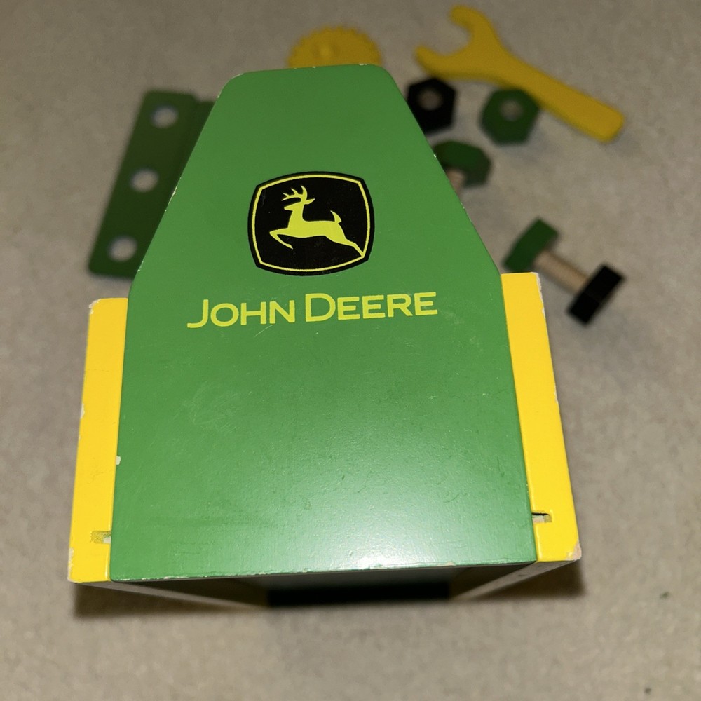 John Deere Kids Wooden Toolbox with Tools