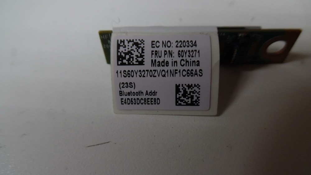 Pair of Original Lenovo ThinkPad T420 Bluetooth Modules - 60Y3271 - Tested