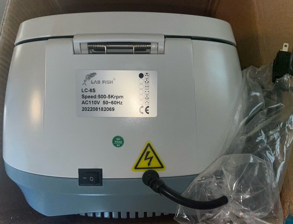 LabFish LC-6S Benchtop Centrifuge Machine White