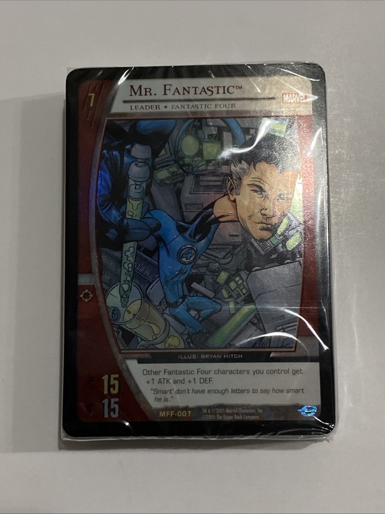 Mr. Fantastic Dr. Doom Starter Deck Marvel VS. System CCG TCG UDE New!