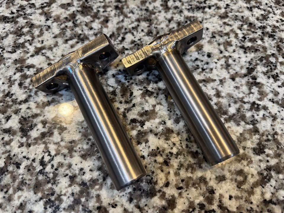 Suzuki LTR450 Titanium Nerf Bar Peg Mounts