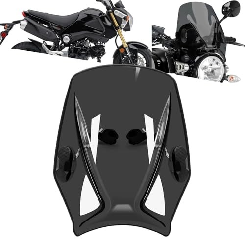 Suitable for motorcycle accessories windshield windshield universal black
