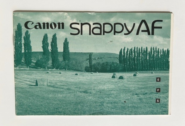 Canon Snappy AF Camera Instruction Manual