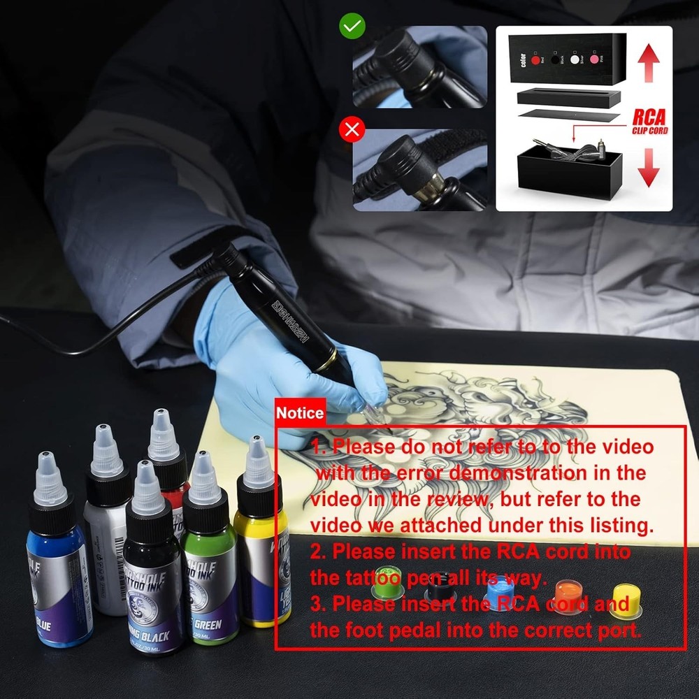 Professional Tattoo Pen Kit for Beginners