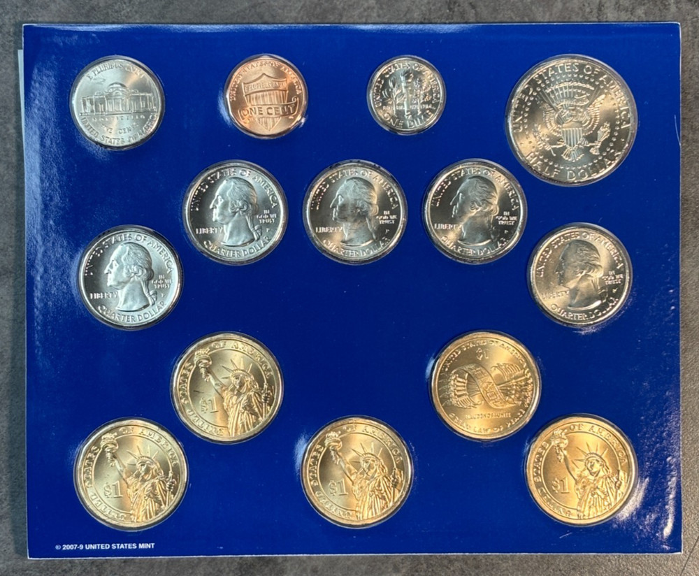 2010 P & D US Mint Complete Uncirculated Set 28 Coins w/ COA