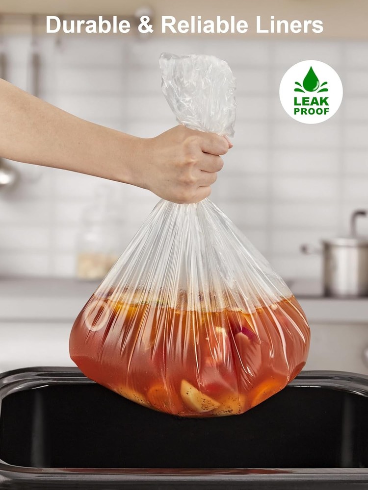 SMARTAKE Electric Roaster Liners, 2 Count Disposable Roaster Liners, Fits 16, 18