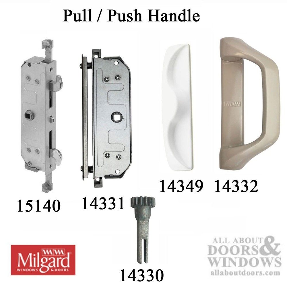Pinion Gear Actuator for Push/Pull Handle