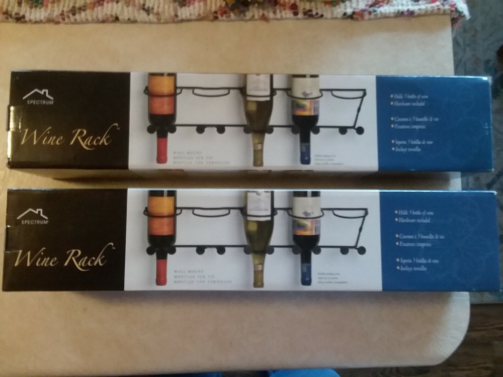 TWO Spectrum WINE RACKS;  New... Never Opened