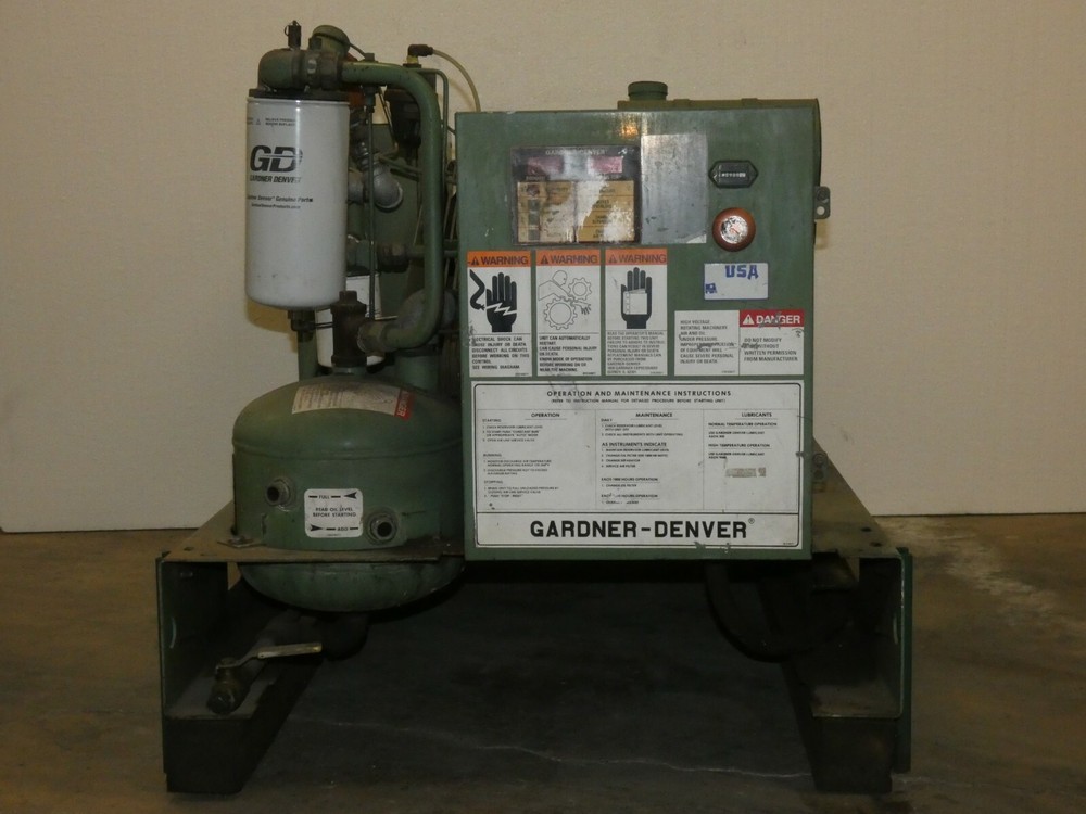 Gardner-Denver Screw Drive Air Compressor Model EJBRFA