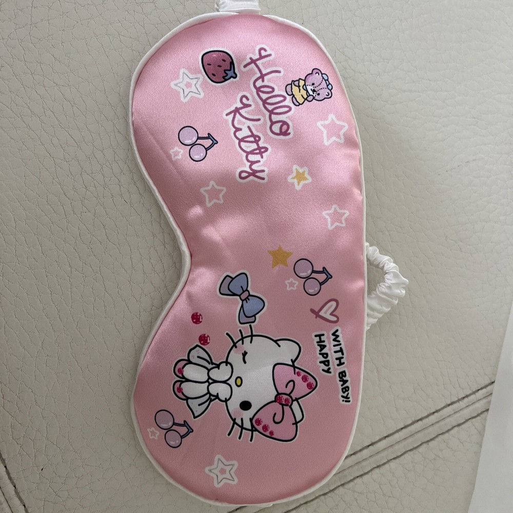 Kawaii Hello Kitty Eyeshade Sanrioed Sleeping Eye Mask Cover Eyepatch
