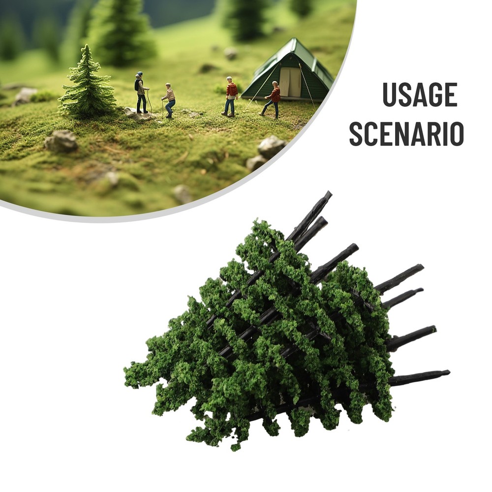 Model Tree Tower Trees 100pcs 50mm Accessories Decoration Model Railway