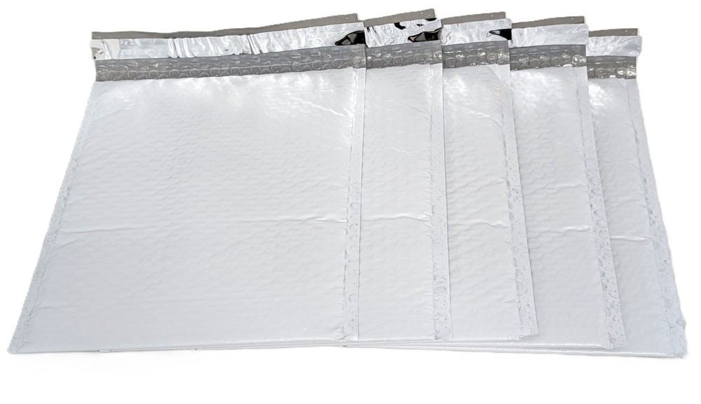 20-Pack WHITE 8.5 x 11" Padded POLY BUBBLE MAILER #2 shipping mailing envelope