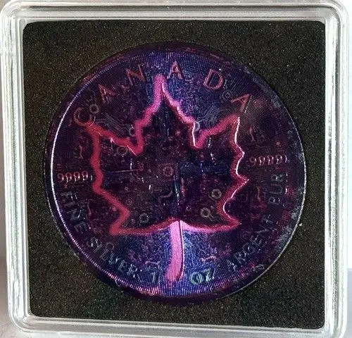2025 Canada Maple Tech-Noir 1z silver Coin