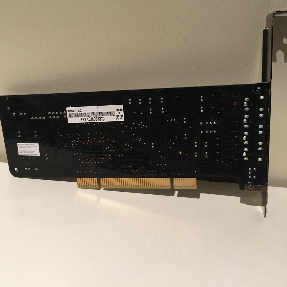 ASUS Xonar DG PCI Sound Card