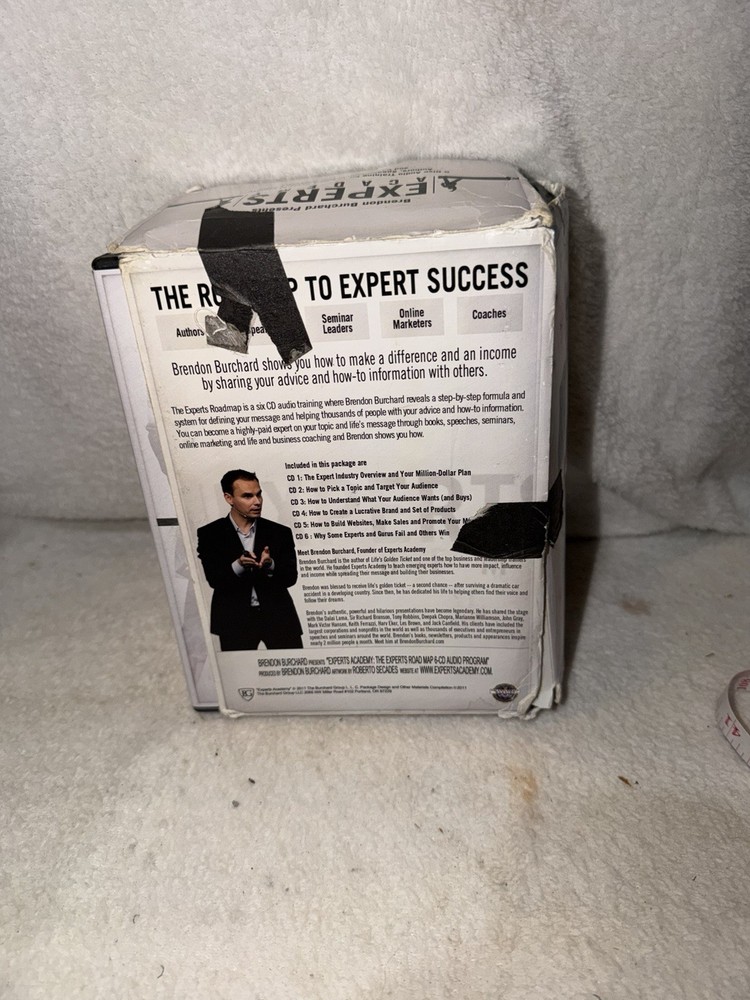 Brandon Burchard Experts Academy 6 Disc CD Audio Training