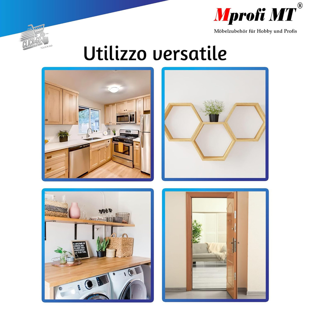 ® - Maple Effect Edge | 45mm X 20M | Easy to Apply | Mel Kitchen Edge